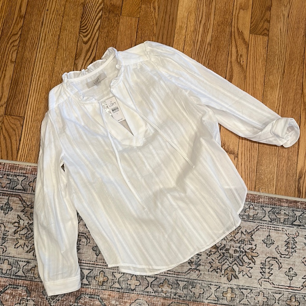 NWT LOFT White Blouse